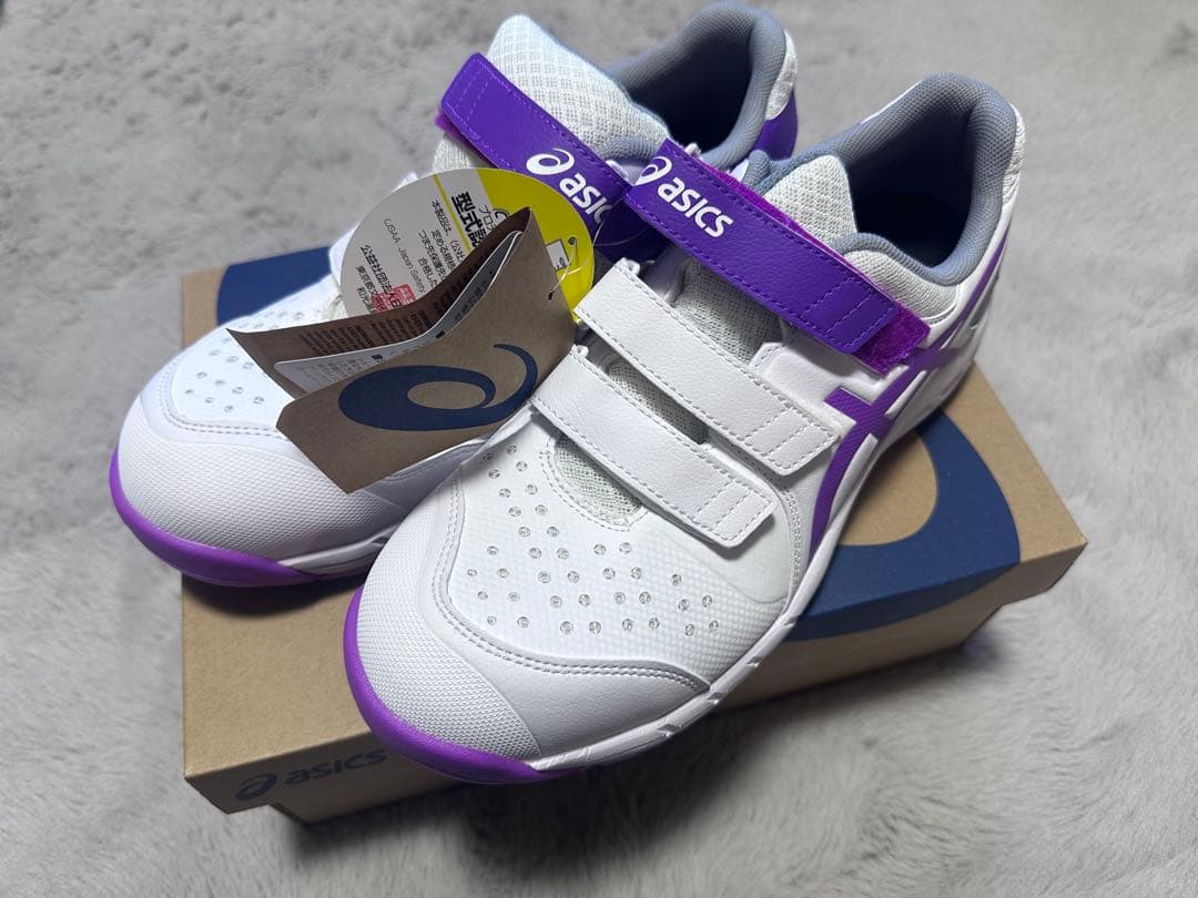 【新品】asics WINJOB CP112 LC ホワイト×パープル 26.0 ウィンジョブ®CP112 LC 3E相当 | ホワイト×オーキッド | ローカット