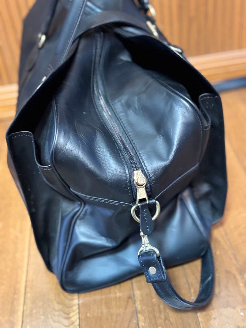 美品！入手困難 森田鞄 2way ボストンショルダーバッグ 黒 レザー