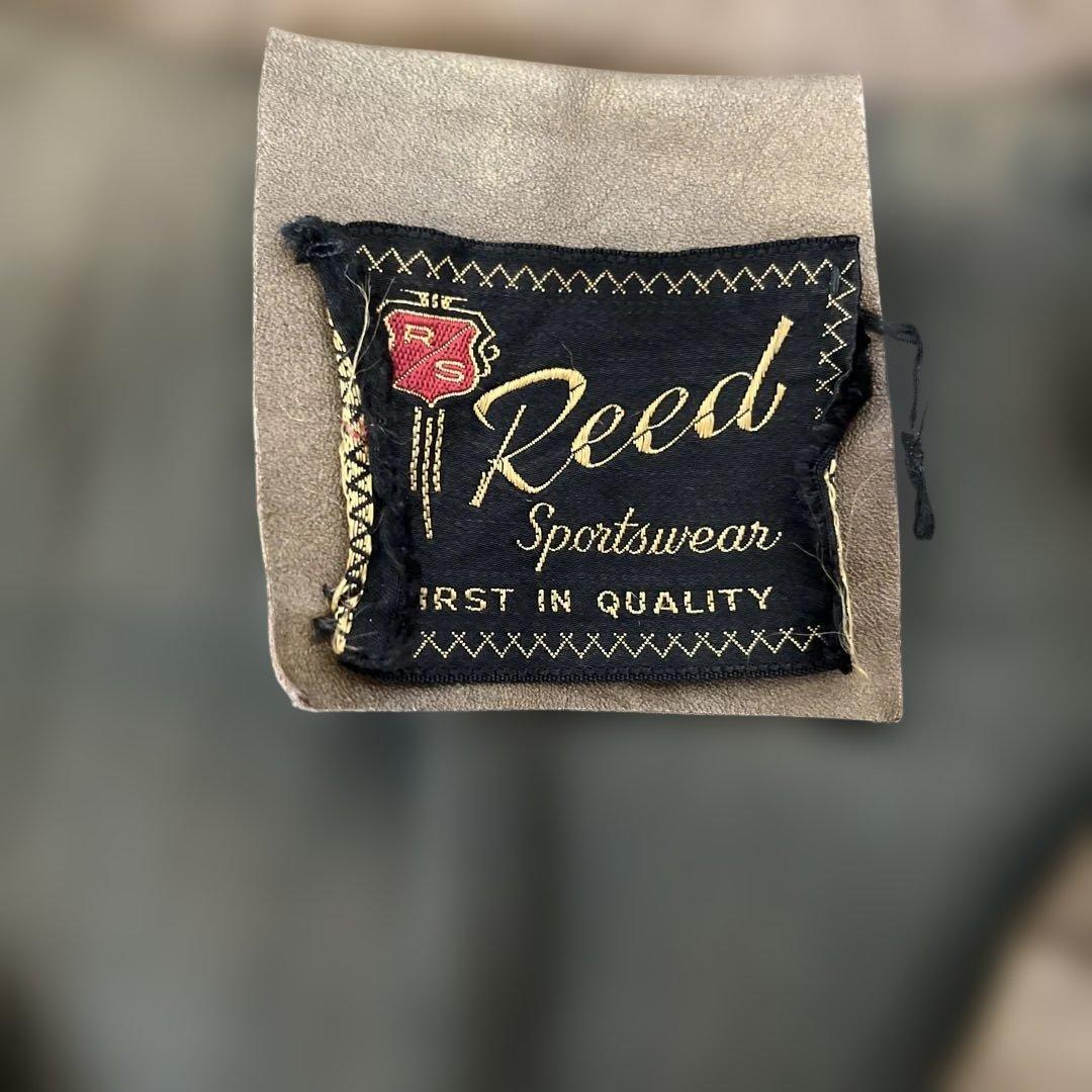 60's ヴィンテージ レザートラッカージャケット 短丈 開襟 ブラウン