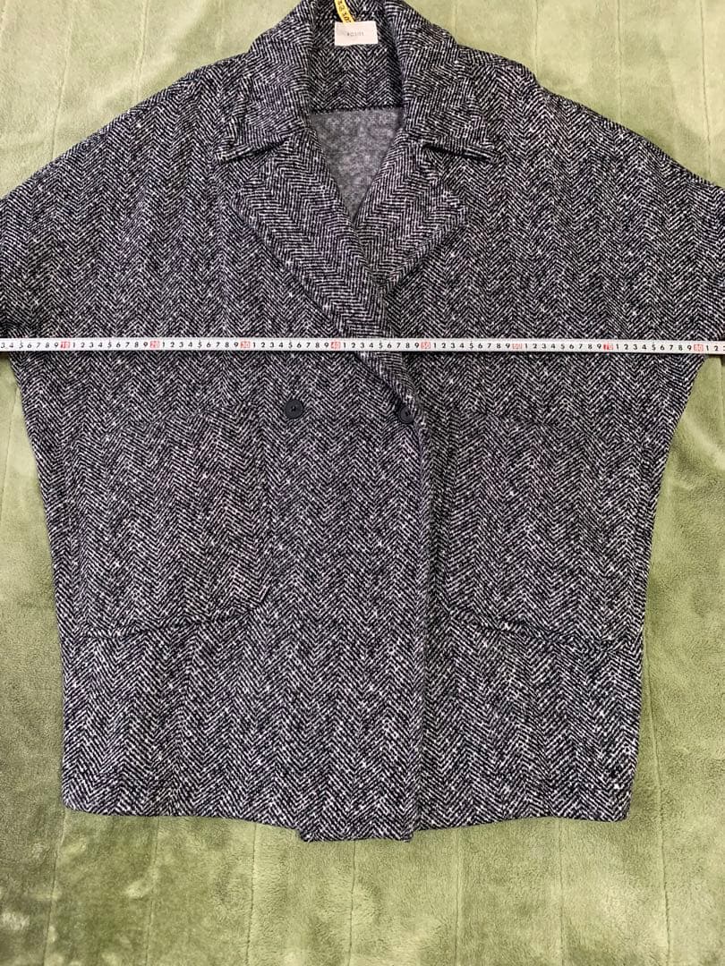 お値下げ】♡ROSIEE ロージー♡軽量裏起毛ヘリンボーン コクーンコート