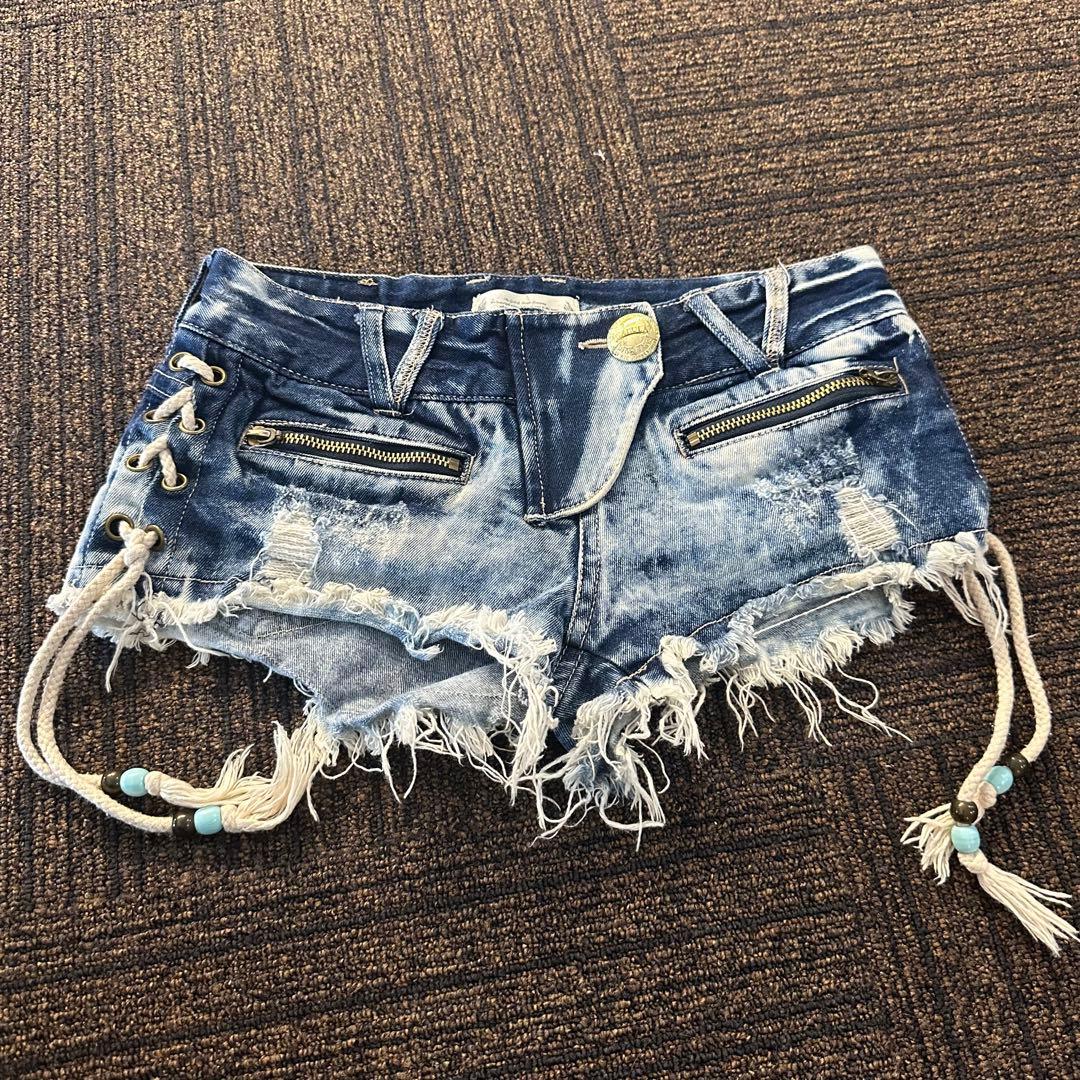 Garula ガルラ ショートパンツ GARULA - GARULA デニムショートパンツ 平成ギャル Y2K の通販 by