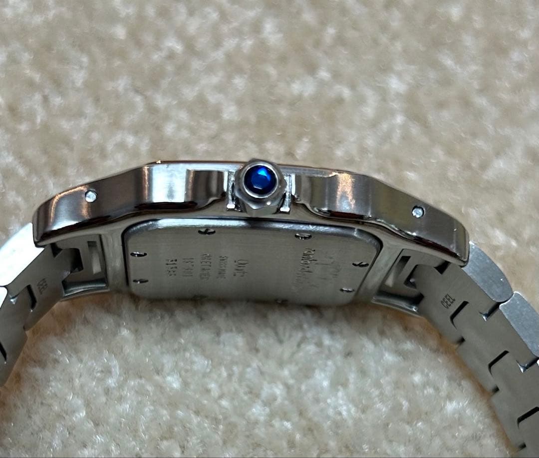 カルティエ サントス ガルべLMクォーツ正規OH済ユニセックス - メルカリ