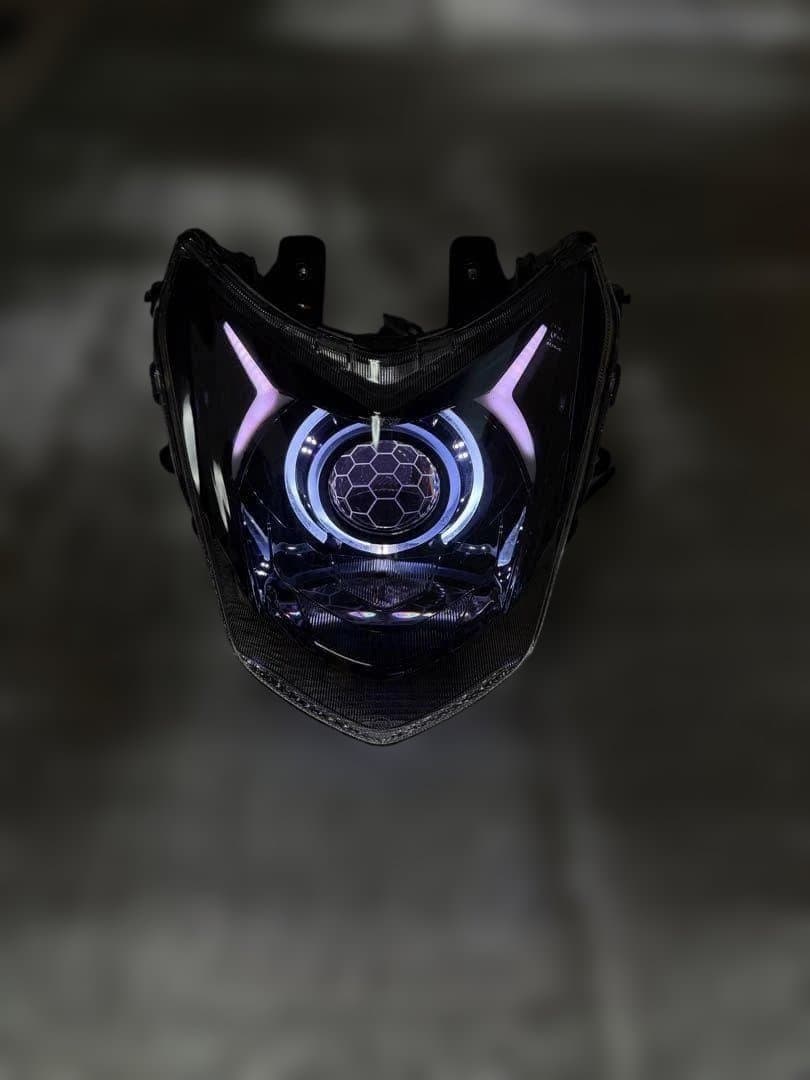 シグナスX 4型 デビルアイ LEDヘッドライト プロジェクター APP仕様 最新型 シグナスX 4型 デビルアイ プロジェクター ヘッドライト