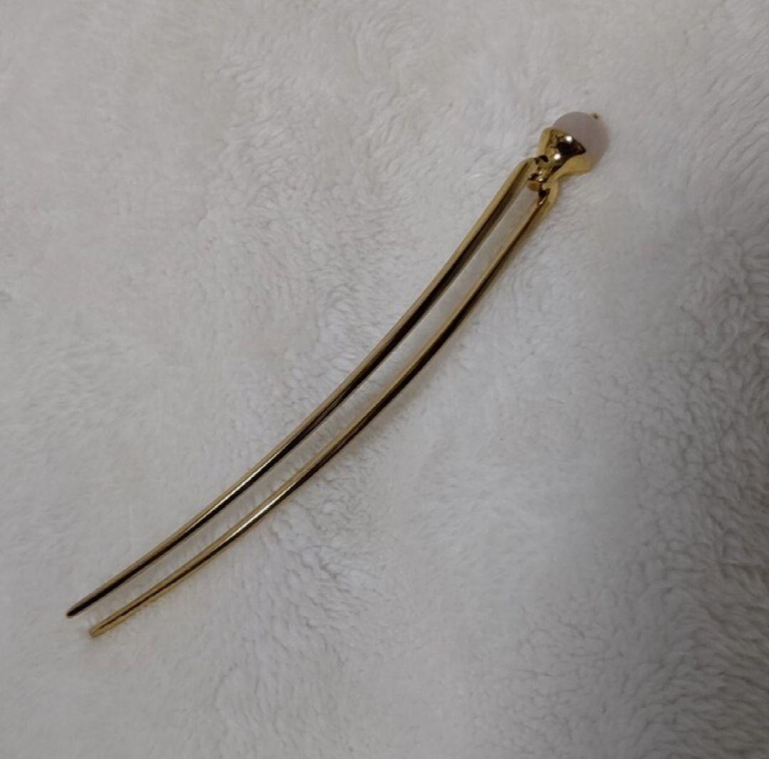 コレットマルーフ colette malouf ローズクォーツ ヘアピン Hairpin Sisters】コレットマルーフの代表的なキャストメタルUピンは