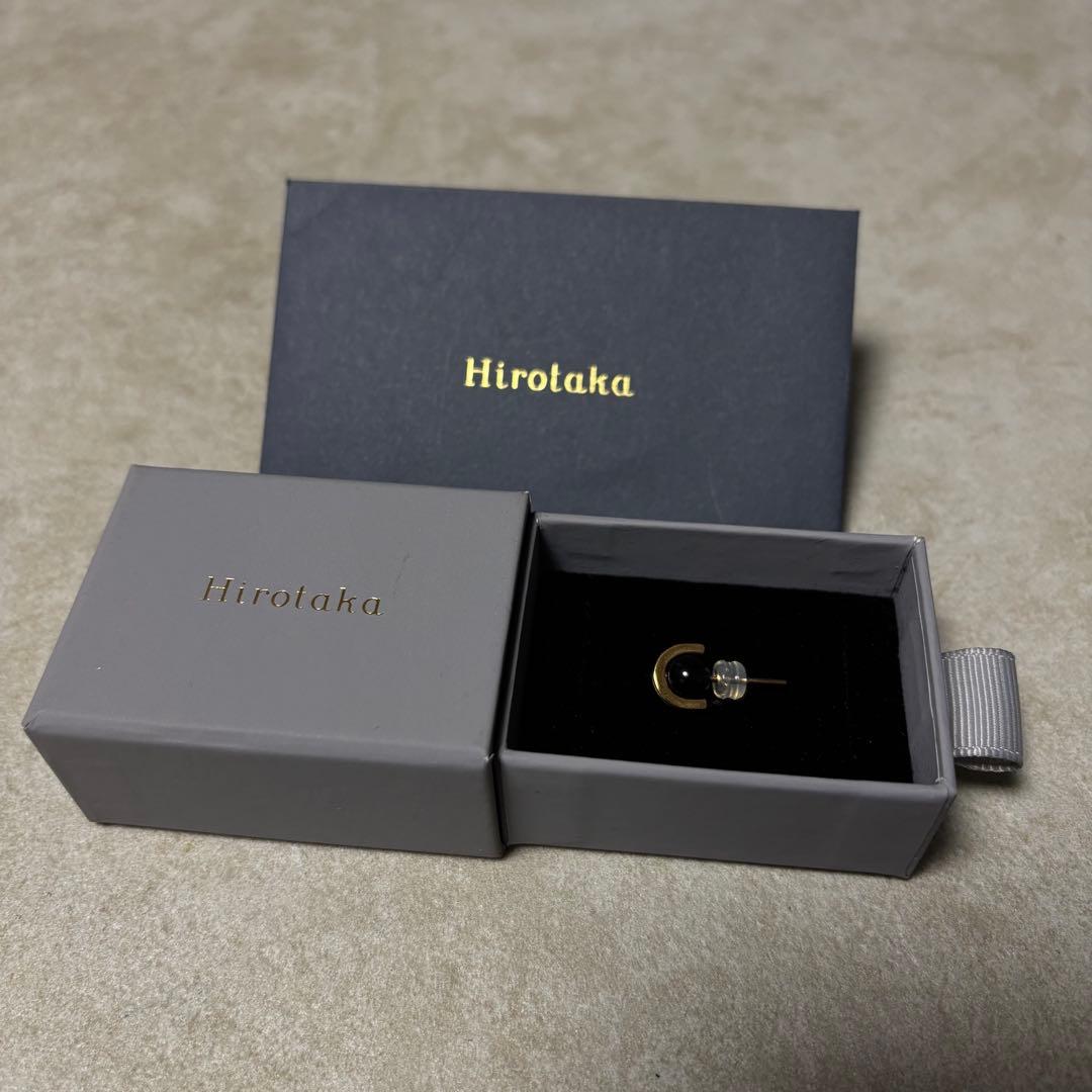 【専用品】Hirotaka BELUGA オニキスピアス Sサイズ ヒロタカ 受注予約】BELUGA オニキス ピアス S サイズ