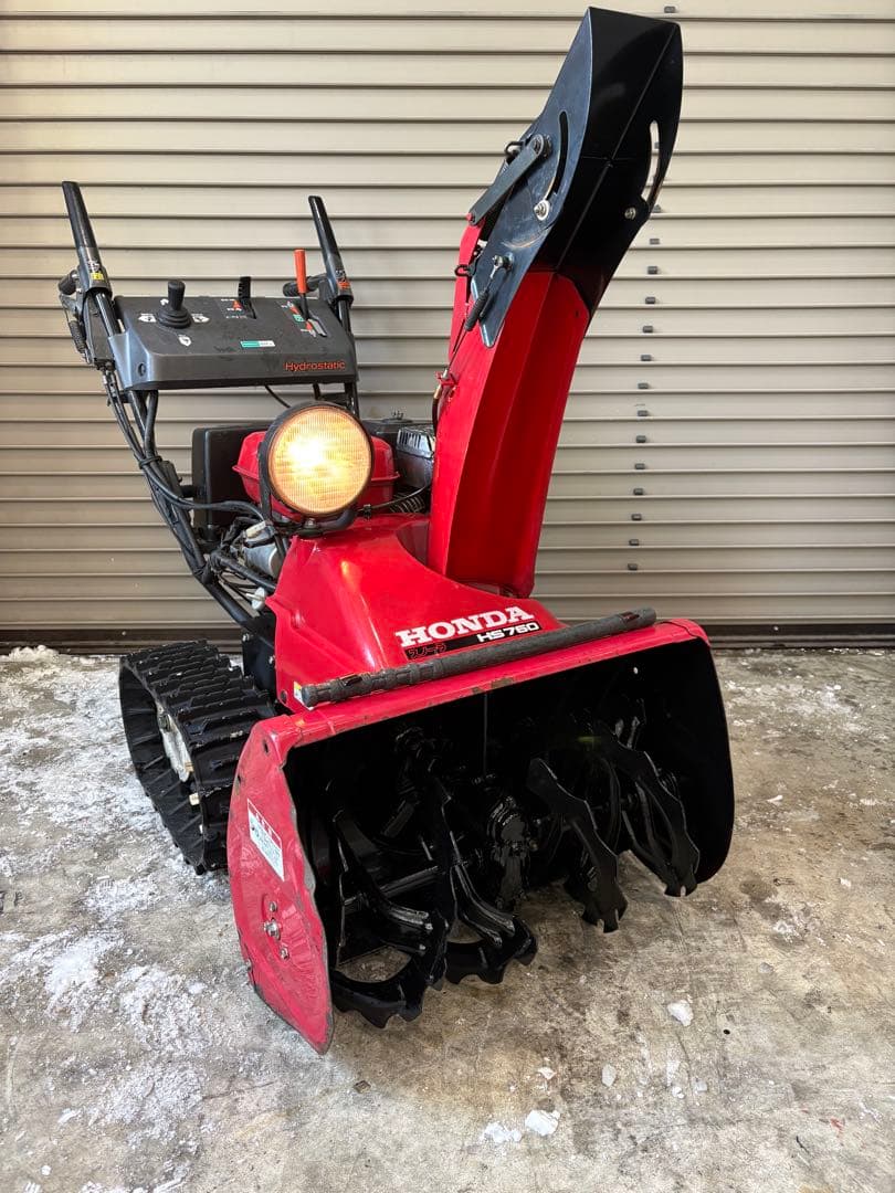 道内販売　HONDA除雪機 hs760 実働 小型除雪機「スノーラ」に廉価タイプのHS760 JSEを追加設定し発売