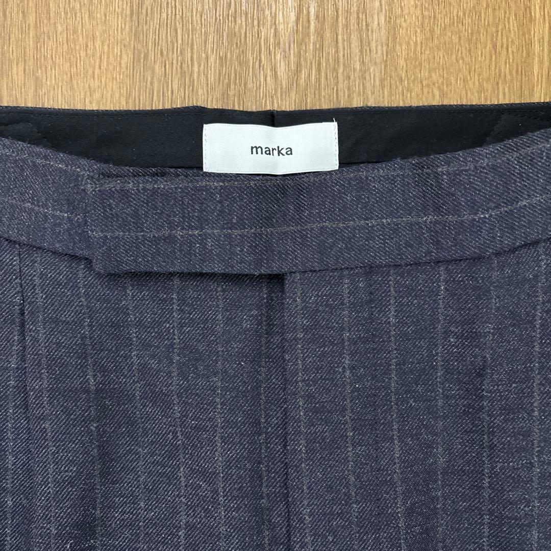 marka】23AW OFFICER PANTS 2TUCK WIDE 美品！ - メルカリ