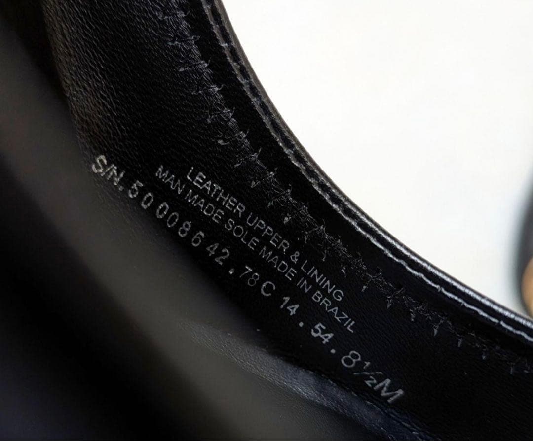 m*4様 Tory Burch ブラックレザー ハイヒール 8.5M