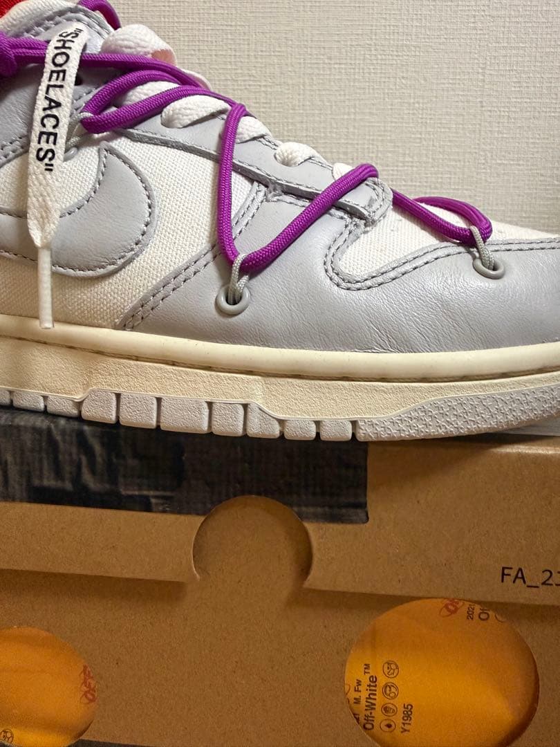 NIKE オフホワイトダンクロー 26.5cm