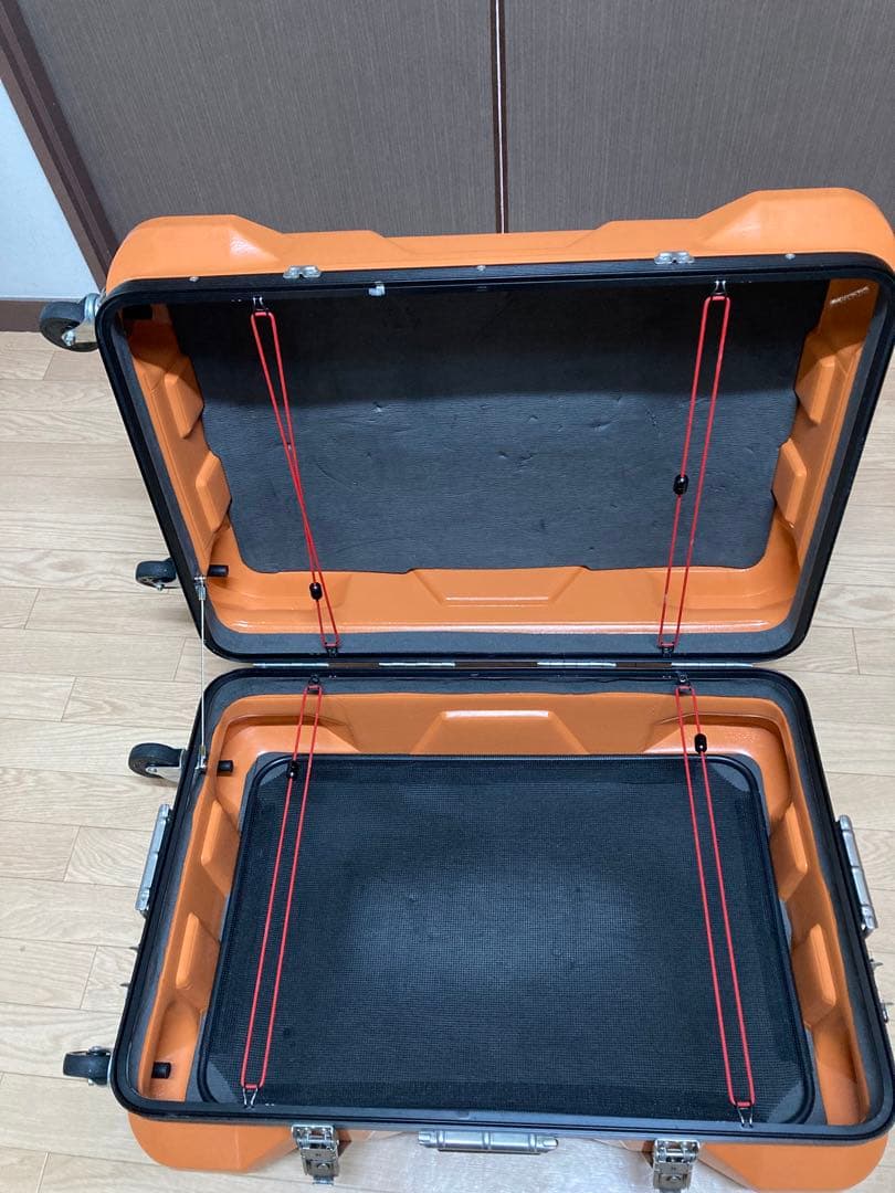 プロテックス CR-7000 ハードキャリーケース スーツケース オレンジ色