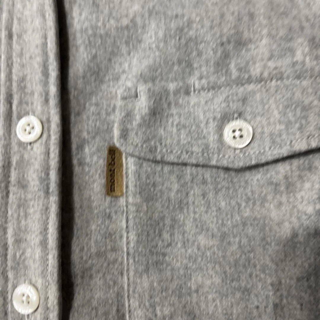 美品]モンベル ウール マウンテンシャツ グレー Mサイズ - メルカリ