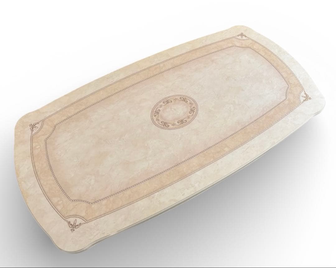 アマルフィ　ダイニングテーブル 大理石調 天板 クラシック 一本脚 160 EVN2 ダイニングテーブル 1本脚 OAK WN 正規ブランド