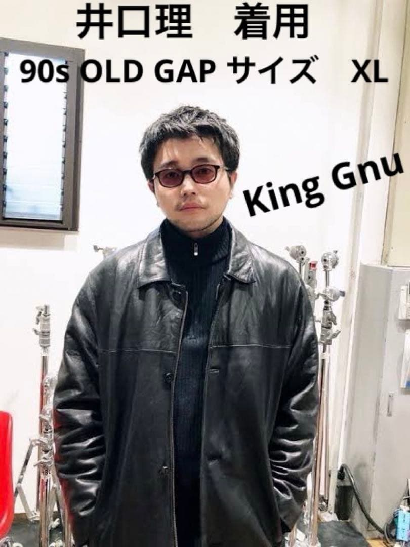 限界値下げ 希少サイズ OLD GAP 90s レザー カーコートXL 美品 - メルカリ