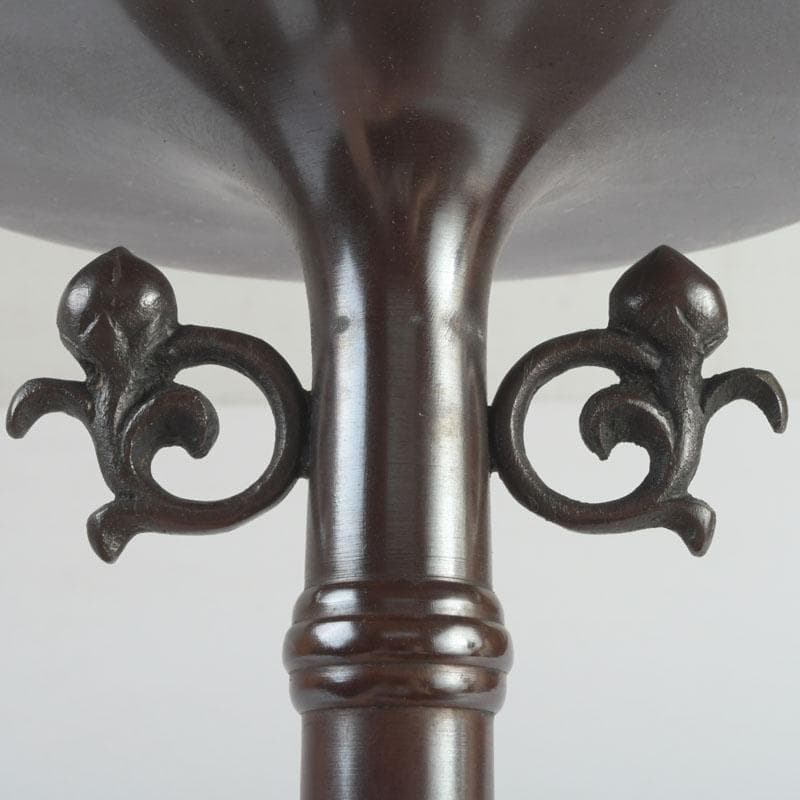 spring様専用 八尾祥栄作 鋳銅 桔梗形 一文字 花入 共箱 C