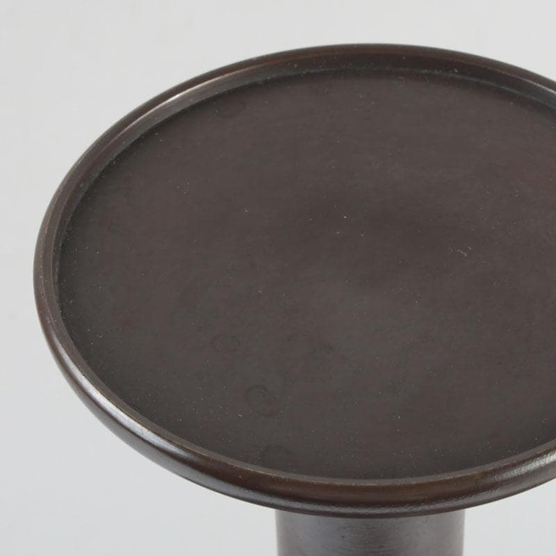 spring様専用 八尾祥栄作 鋳銅 桔梗形 一文字 花入 共箱 C