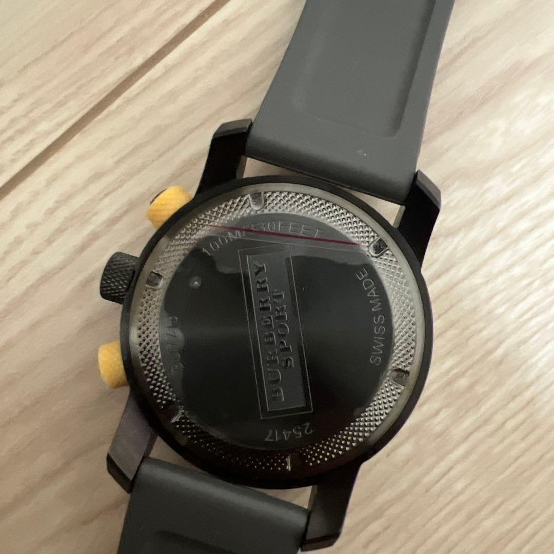 BURBERRY SPORT クロノグラフ 時計 ブラック