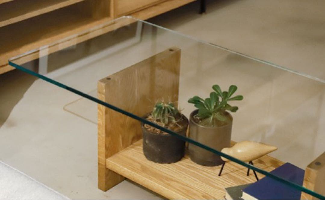 GLASS LOW TABLE /MOMO NATURAL MOMO NATURAL | モモ ナチュラル