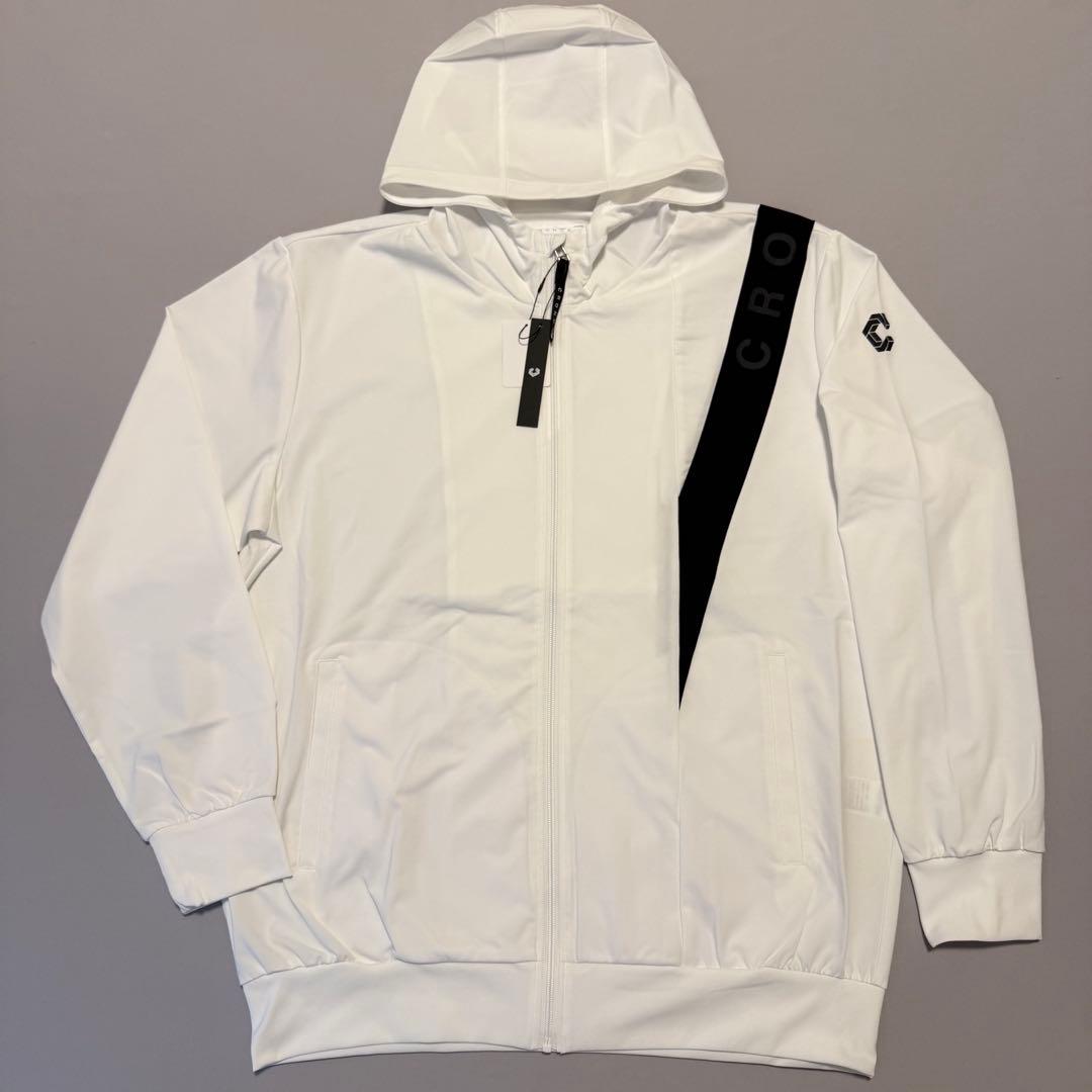 新品 CRONOS クロノス フルジップ パーカー 白 XL クロノスパーカー