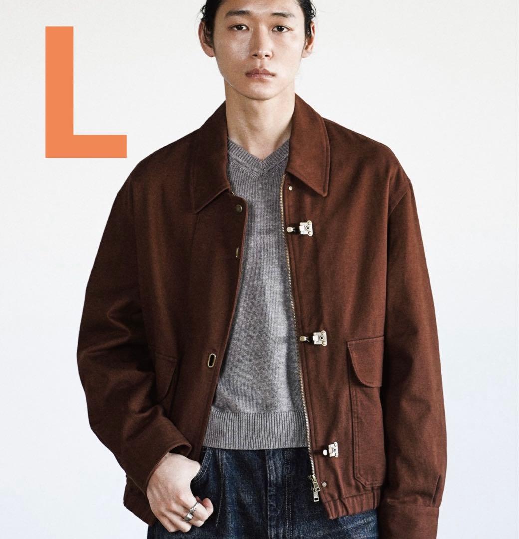 【完売品】L TOGGLE TWILL DECK BLOUSON LOUVER STAND-UP COLLAR BLOUSON