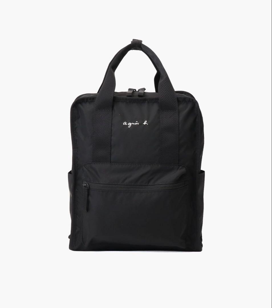 いと　アニエスベー　バックパック リュック　ブラック 送料無料】【ラッピング無料】アニエスベー agnes b バックパック