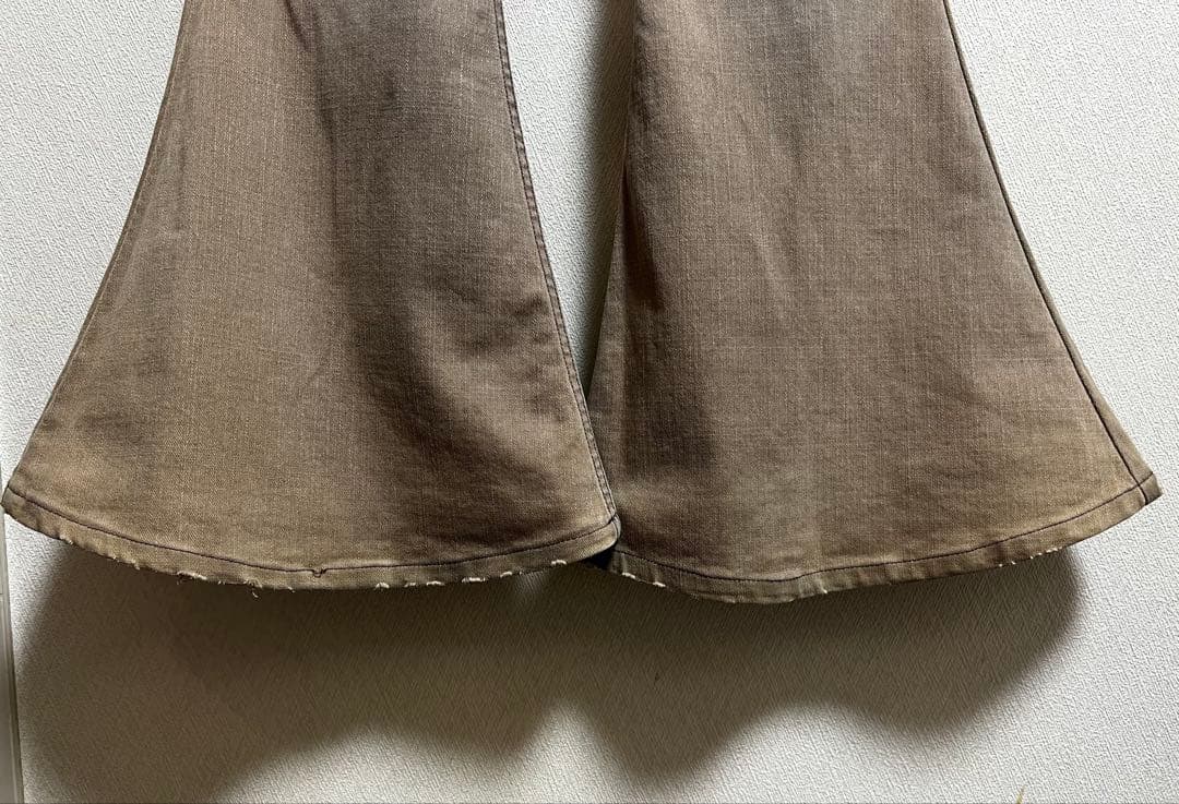 ifsixwasnine イフシックスワズナイン スーパーベルボトム 茶色 【楽天