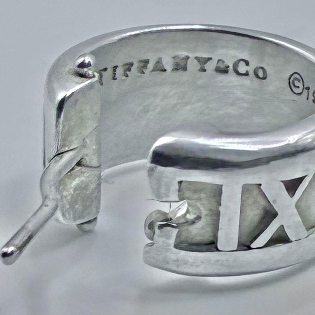 美品】ティファニー アトラス フープ ピアス 片耳 シルバー 人気