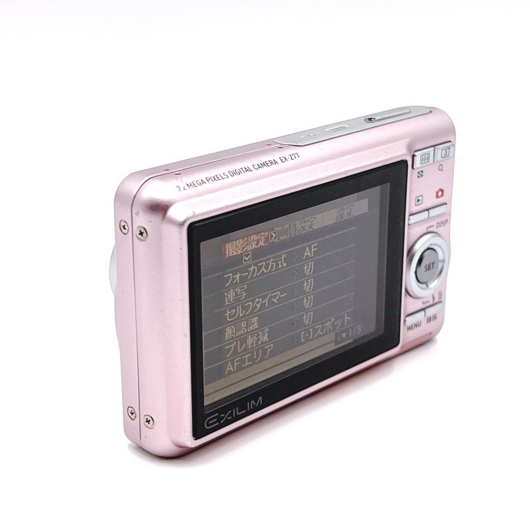 良品・動作品】CASIO EXILIM EX-Z77 ピンク コンデジ - メルカリ