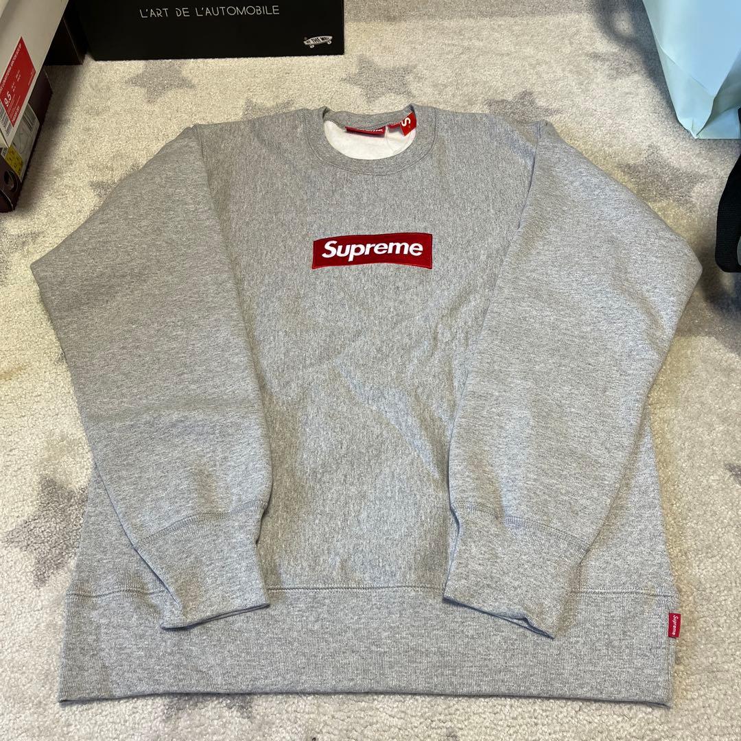 トップス Supreme Box Logo Crewneck Size Medium - Supreme Box Logo Crewneck FW22 “Black” ✓New And