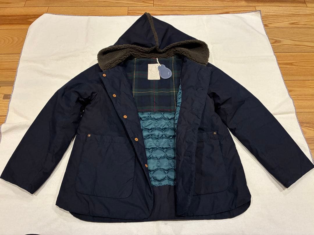 パラスパレス インディゴナイロンシャンブレーボアブルゾン（新品） ブルゾン アウター 「Paris aint-Germain / パリ・サン＝ジェルマン