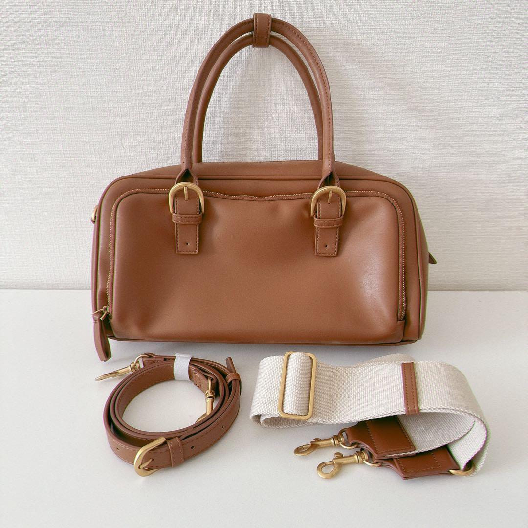 ZARA ボストンバッグ ジッパーボストンバッグ ザラ - メルカリ