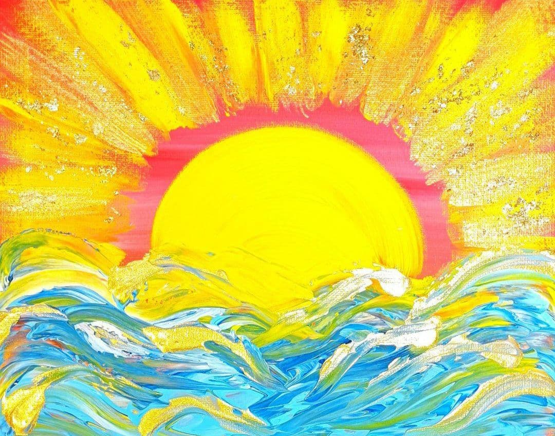 ☆yuyu☆様専用❀アクリルライト絵画レジン海アート❀