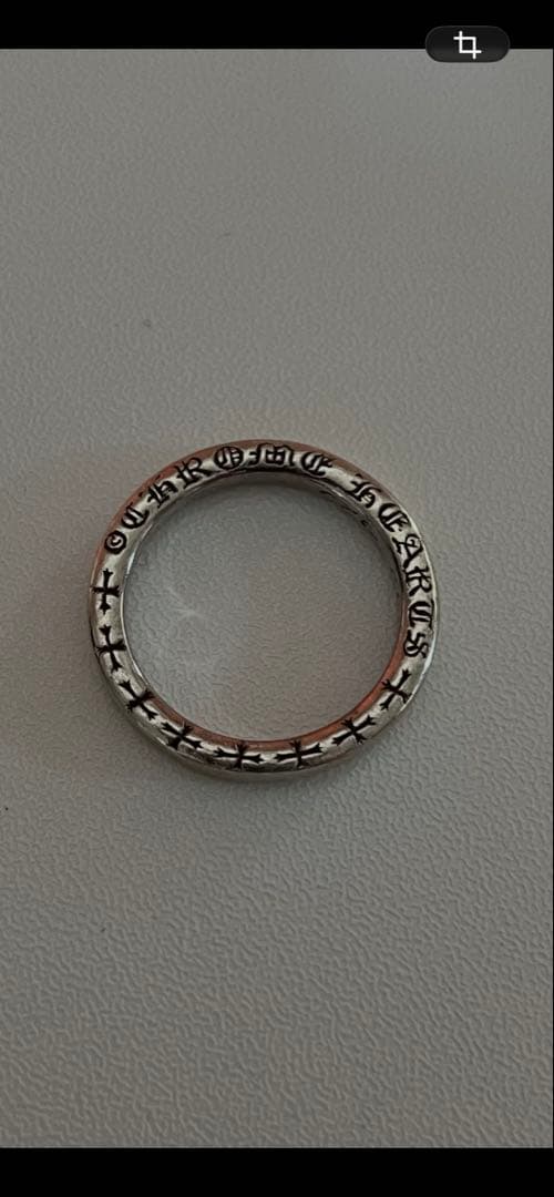 【美品】クロムハーツ スペーサーリング（3mm） サイズ17号　正規品 CHROME HEARTS 新宿店 クロムハーツ スペーサーリング 3mm 【FUCK YOU