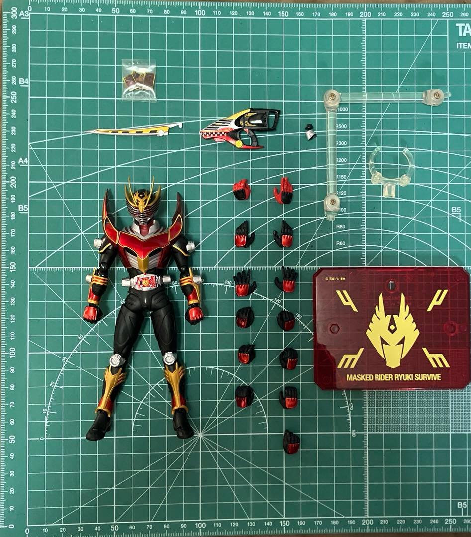 箱無・取説有 S.H.Figuarts仮面ライダー龍騎サバイブ＆ドラ