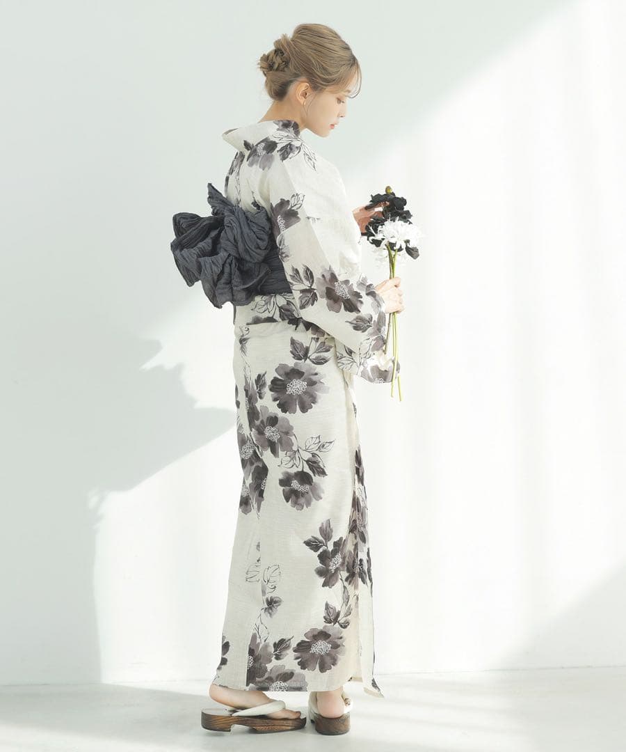 《即日発送可◎》Dita 浴衣 京の水墨画 5点セット