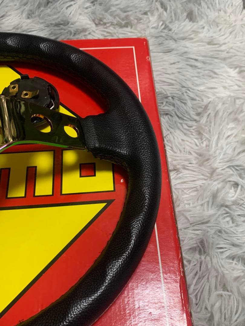 希少 ネオクロームスポーク レザーステアリング 350mm 即納◎ - メルカリ