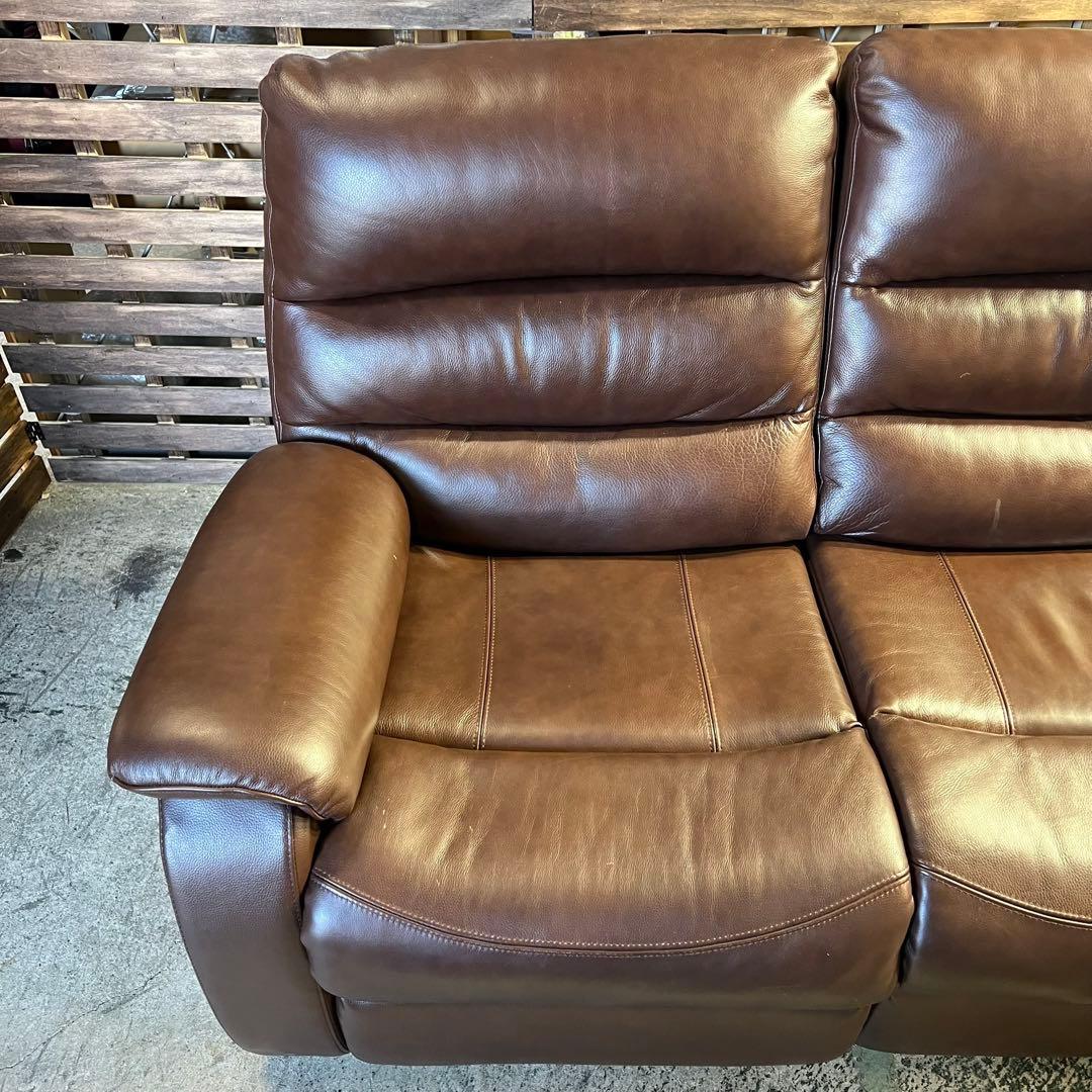 G223⭐︎ 電動リクライニングソファ ニトリ 2人掛け ブラウン - メルカリ