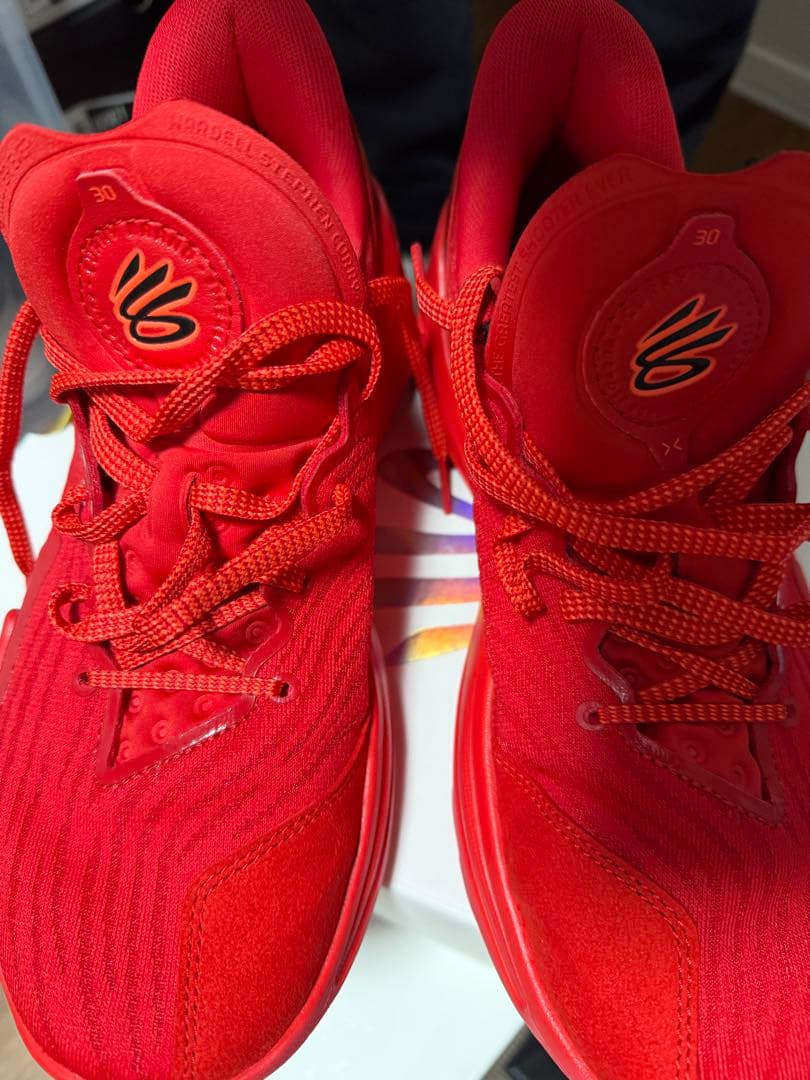 CURRY 12バスケットシューズ レッド アンダーアーマー(UNDER ARMOUR) バスケットシューズ CURRY 12 SN