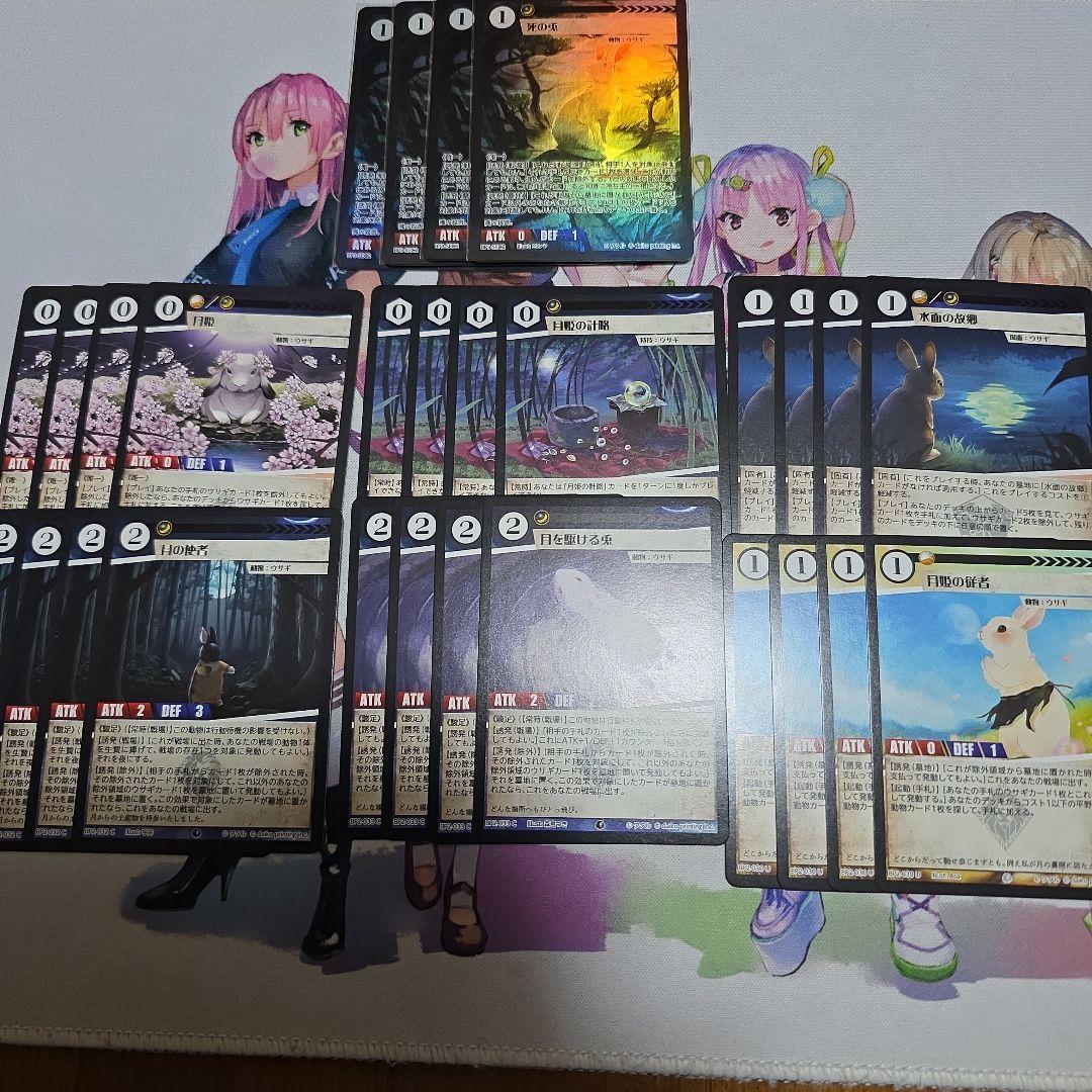 アニマルカードゲーム うさ屋敷デッキ+パーツ+領土セット DNAブログ:アニマルカードゲームの各デッキの汎用パーツを知っておこう