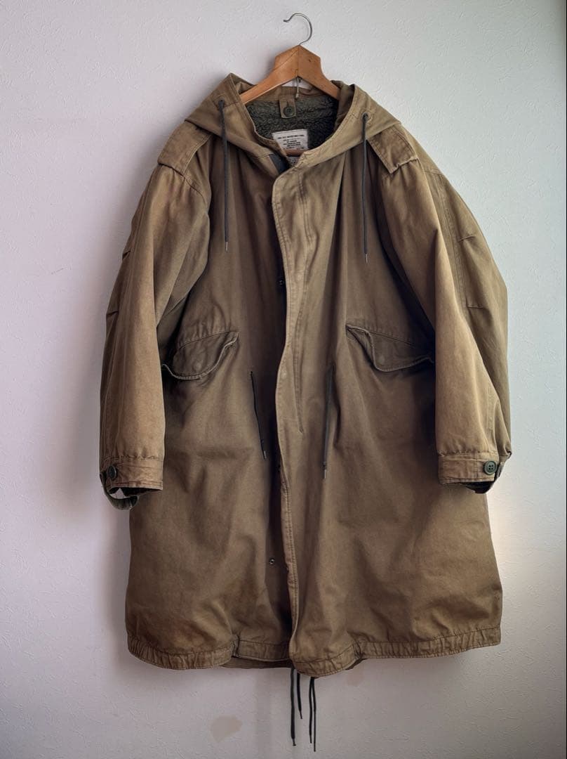 A*e様 CAB CLOTHING　M-65 モッズコート ボアライナー　ミリタ 14AW note et silence中綿ボアライナー付きM-65モッズコート JOURNAL