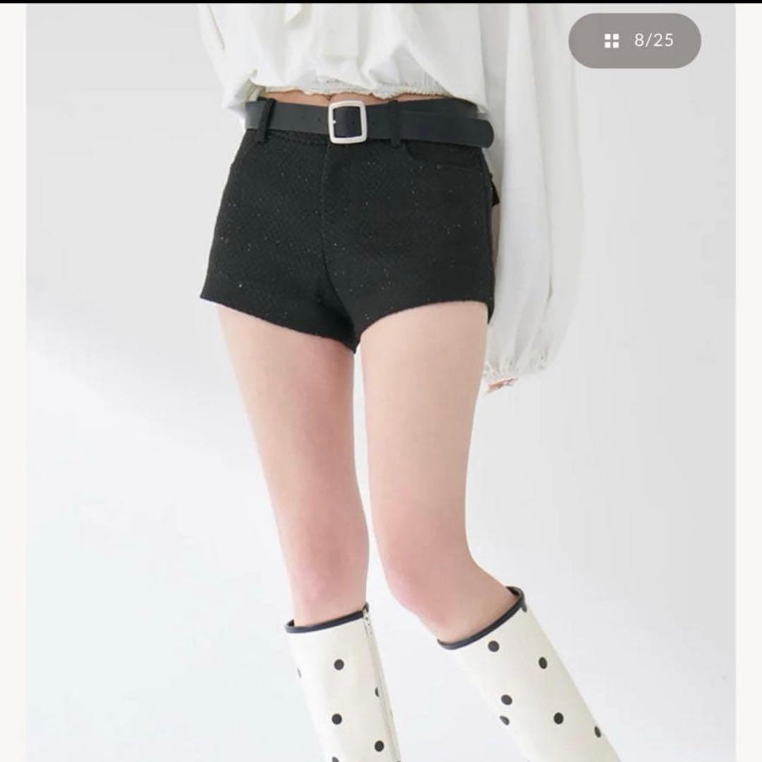 Darich♡ボンディングツイードショートパンツ S - メルカリ