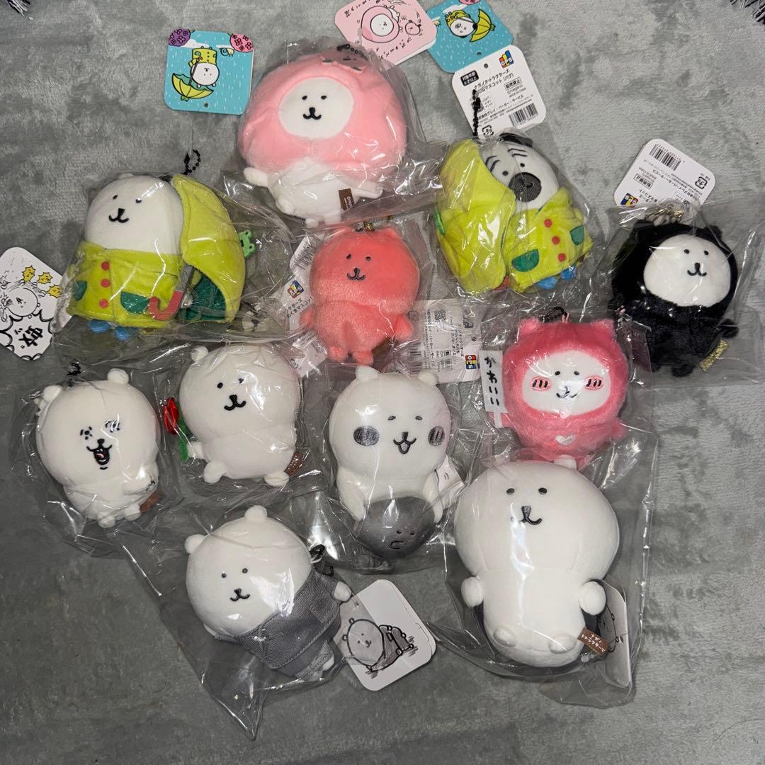 ナガノのくま　マスコット　ぬいぐるみ　未使用品　まとめ売り　匿名配送 ナガノキャラクターズ カラーなナガノのくまマスコット（グレー