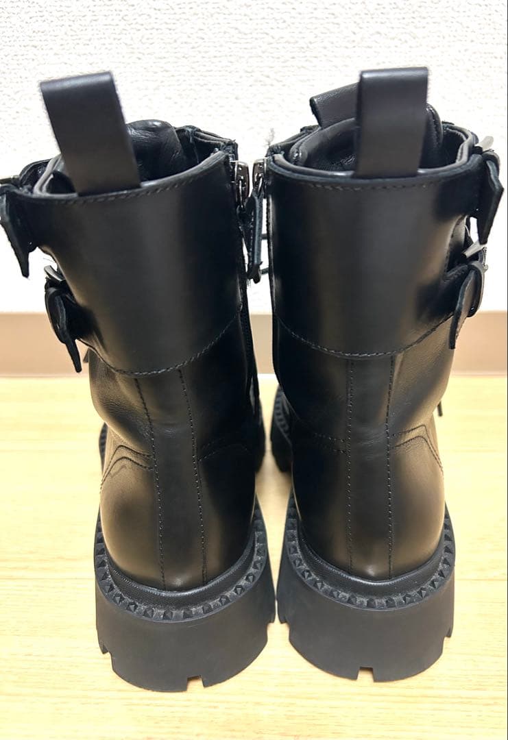 Ash gun スタッズ レースアップ ブーツ 37