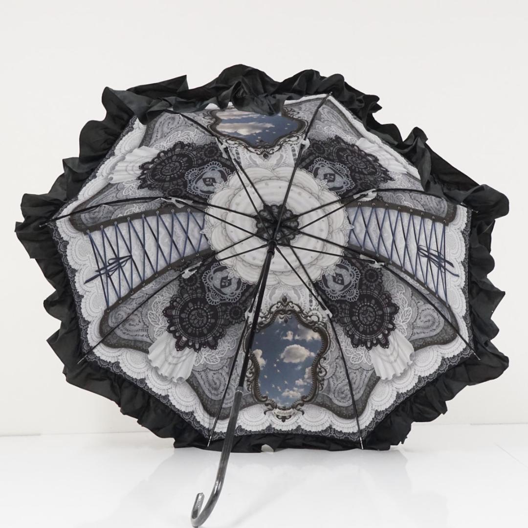 傘 abilletage レースプリントアンブレラ USED美品 晴雨兼用 - メルカリ