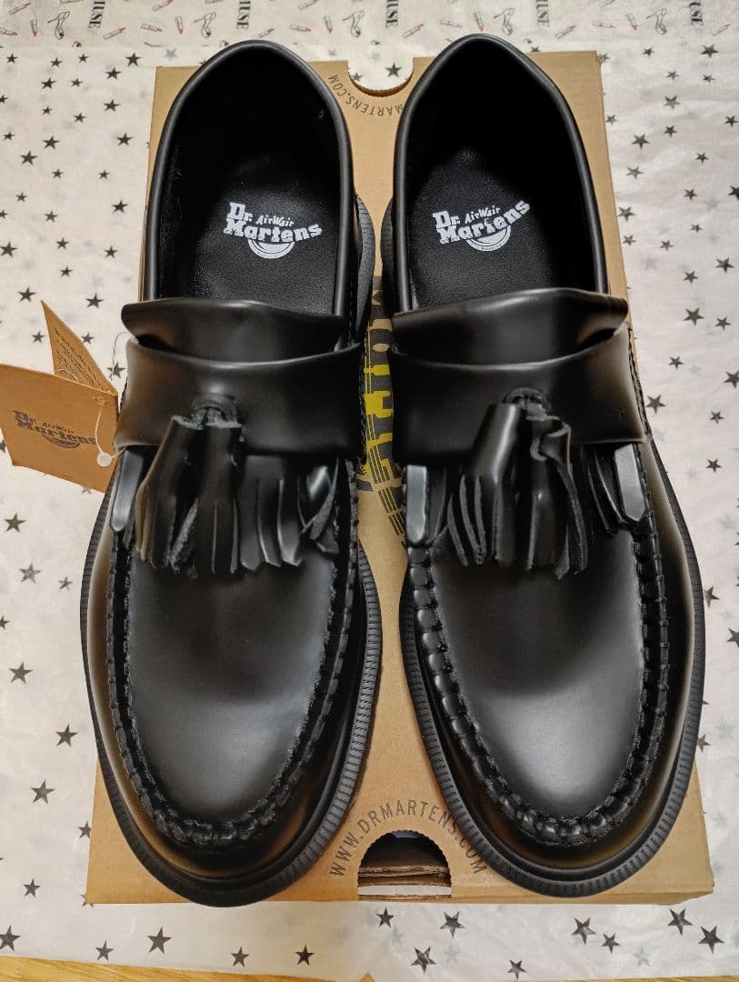 一日限定価格　アパルトモン購入　Dr. Martens 　タッセルローファー ADRIAN レッドステッチ タッセル ローファー