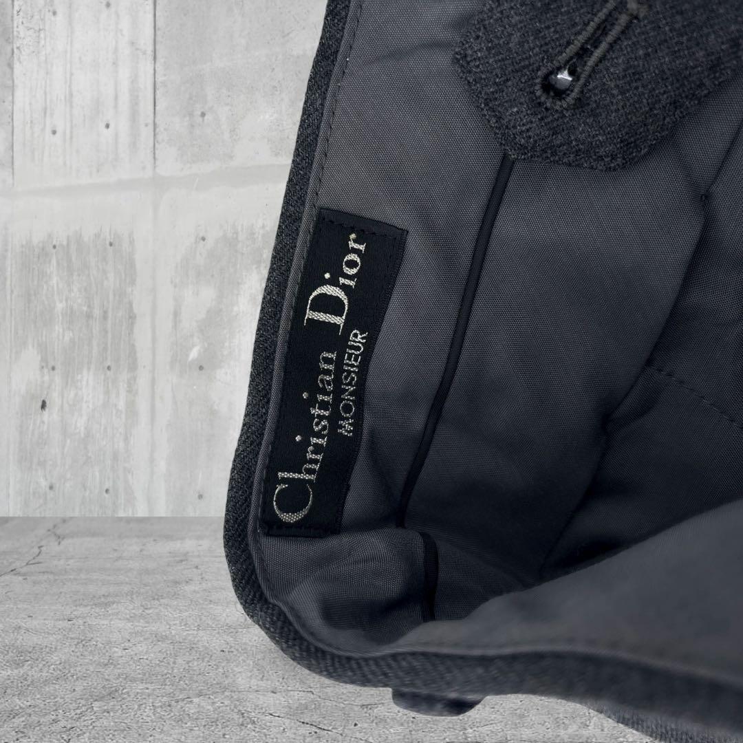 極美品】Dior クリスチャンディオール ロゴ金具ボタン スーツ セットアップ