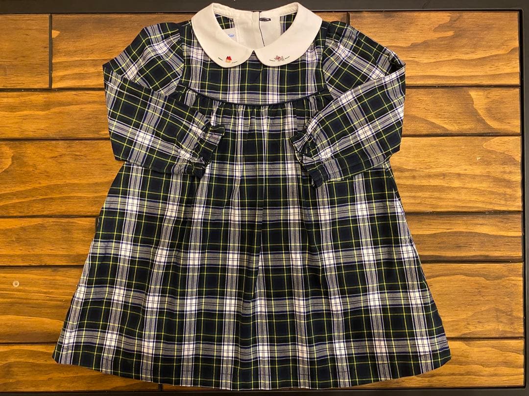 ファミリア familiar チェックワンピース 90 - メルカリ