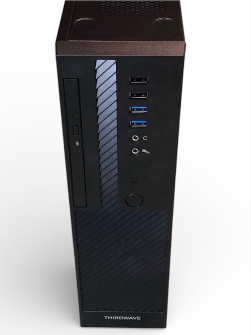 THIRDWAVE SlimMagnateIM DVDドライブ付デスクトップPC 中古 THIRDWAVE SlimMagnateIM(i5 11400/8GB/SSD256GB/HDD1TB/W11H