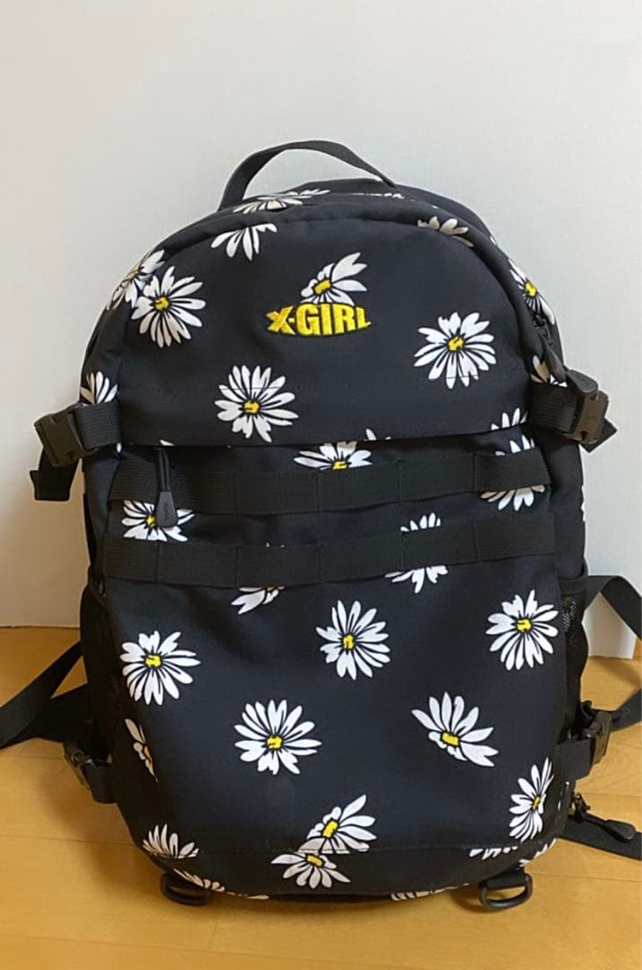 X-girl 限定 花柄リュック お値下げ検討コメ下さい - メルカリ