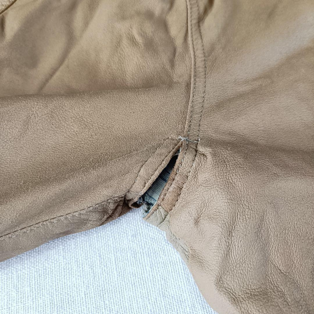 GIORGIO ARMANI 黒タグ 90S 短丈 レザージャケット アーカイブ - メルカリ