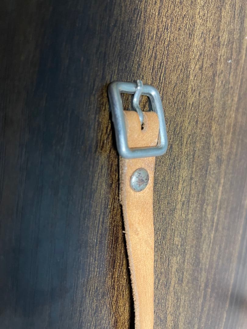 t*u様 マルジェラ本人期 ベージュレザー ブレスレット バックル付き